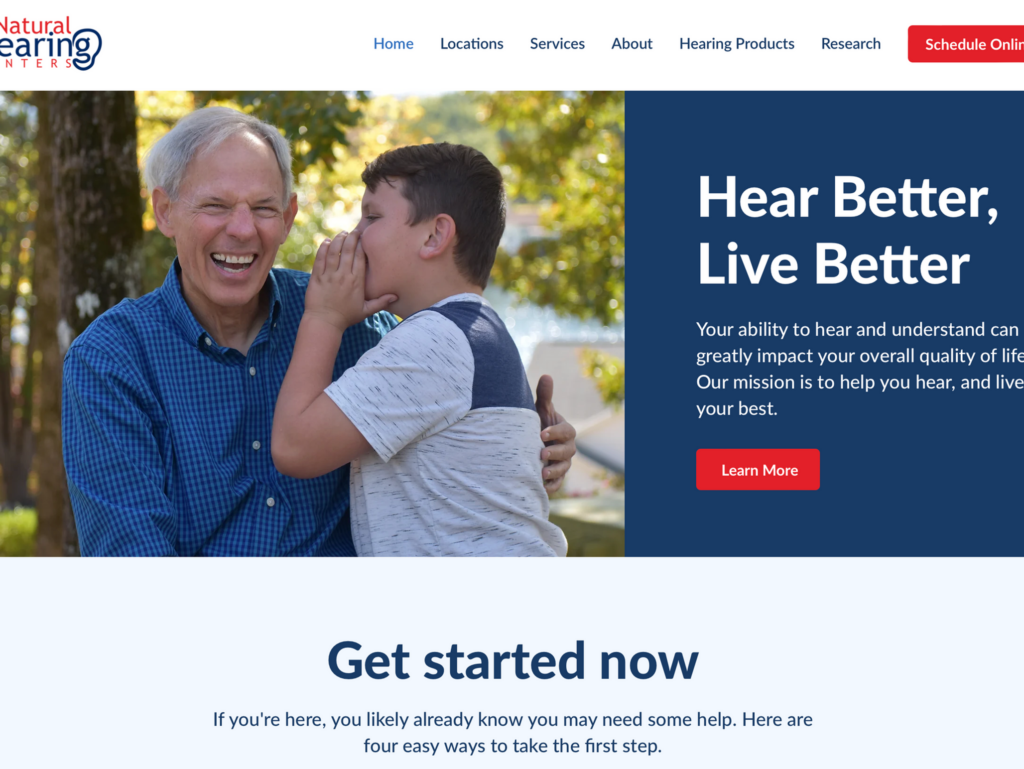 site screenshot