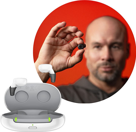 Active Pro Hearing Aids and Case
