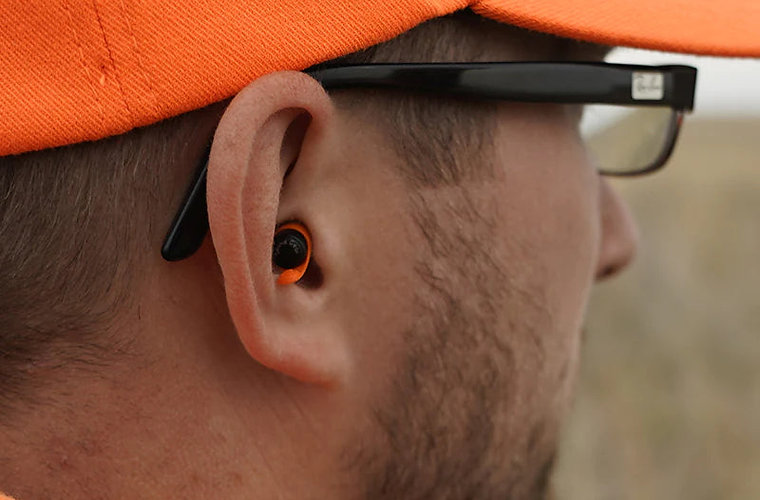 Soundgear Instant Fit hearing protection aid user