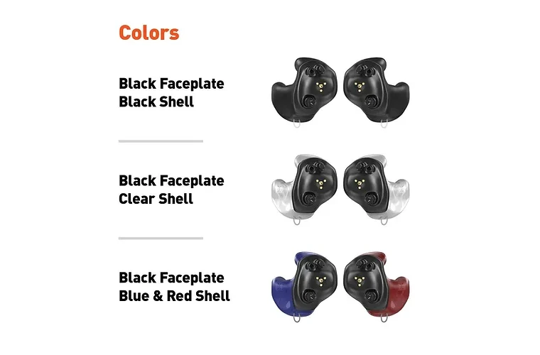 Soundgear Phantom hearing aid protection device colors